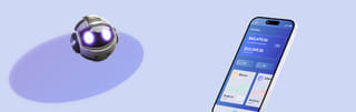 hero section background of the Larven Digitholm trading platform