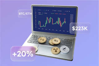 Technology visualisation of an AI automated trading system on Larven Digitholm
